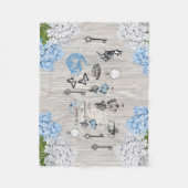 Alice in Wonderland  Flowers Fleece Blanket (Voorkant)