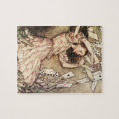 Alice in Wonderland Flying Cards Puzzle Legpuzzel (Horizontaal)