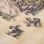Alice in Wonderland Flying Cards Puzzle Legpuzzel (Zijkant)