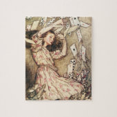 Alice in Wonderland Flying Cards Puzzle Legpuzzel (Verticaal)
