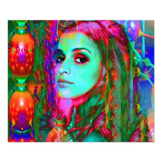 Alice in Wonderland Foto Afdruk (Voorkant)