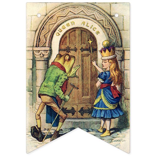 Alice in Wonderland FUN PARTY FLAGS Vlaggetjes (Derde vlag)