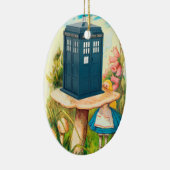 Alice in Wonderland Funny Call Box Ornament (Rechts)