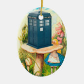 Alice in Wonderland Funny Call Box Ornament (Voorkant)