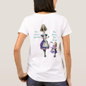 Alice in Wonderland Funny T-shirt (Achterkant)
