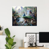 Alice in Wonderland : gecontroleerde Chaos Poster (Thuiskantoor)