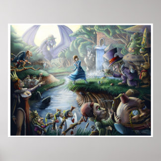 Alice in Wonderland : gecontroleerde Chaos Poster