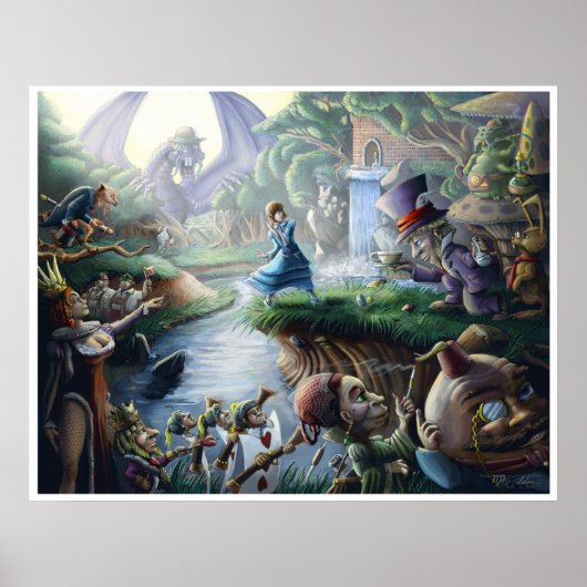 Alice in Wonderland : gecontroleerde Chaos Poster (Voorkant)