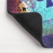  Alice in Wonderland Geïnspireerde tijd van schopp Muismat (Hoek)