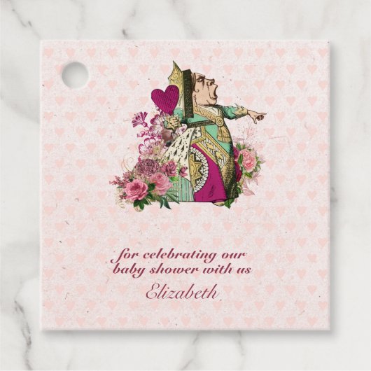 Alice in Wonderland Gekke Hoedenmakers Theepartij  Bedankjes Labels (Voorkant)