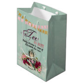 Alice in Wonderland Gekke Hoeders Theepartij Custo Medium Cadeauzakje (Voorkant Gekanteld)