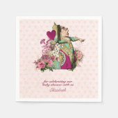 Alice in Wonderland Gekke Hoeders Theepartij Custo Servet (Voorkant)