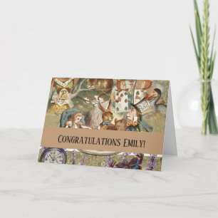 Alice in Wonderland Gekke Theepartij Kaart