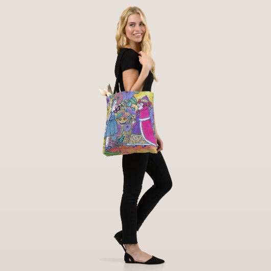 Alice in Wonderland, geloof het onmogelijke Tote Bag (Op model)