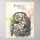 Alice in Wonderland "Geloof" Poster (Voorkant)