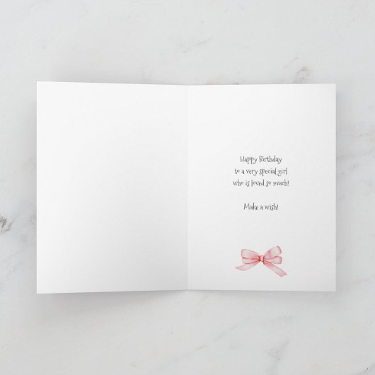 Alice in Wonderland Gelukkige Verjaardagskaart Kaart (Binnen)