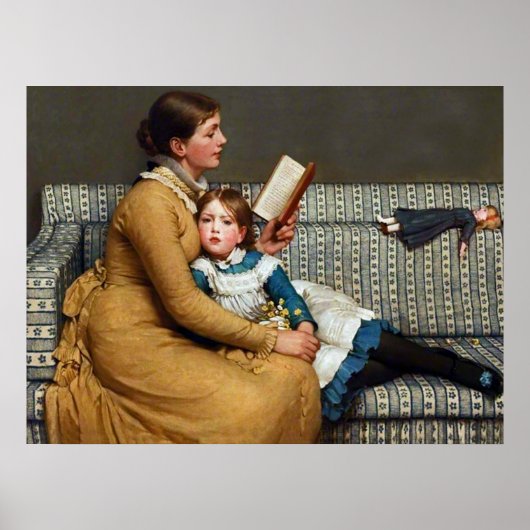 Alice in Wonderland~George Dunlop Leslie 1835-1921 Poster (Voorkant)