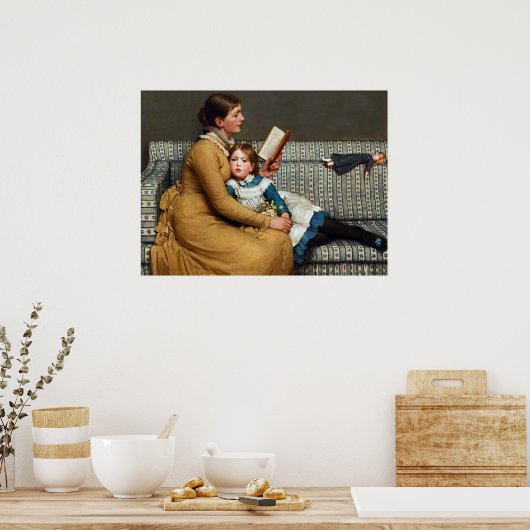 Alice in Wonderland~George Dunlop Leslie 1835-1921 Poster (Keuken)