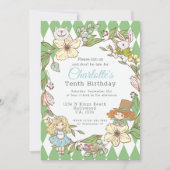 Alice in Wonderland - Gepersonaliseerde Partij Kaart (Voorkant)