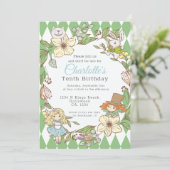 Alice in Wonderland - Gepersonaliseerde Partij Kaart (Staand voorkant)