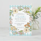 Alice in Wonderland - Gepersonaliseerde Partij Kaart (Staand voorkant)