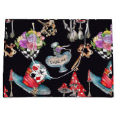 Alice in Wonderland Gift Bag Groot Cadeauzakje (Voorkant)