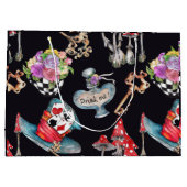 Alice in Wonderland Gift Bag Groot Cadeauzakje (Achterkant)