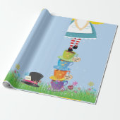 Alice in Wonderland Gift Wrap Cadeaupapier (Uitgerold)
