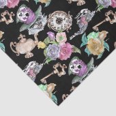 Alice in Wonderland Gift Wrap Tissue Paper Tissuepapier (Detail)