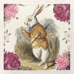 Alice in Wonderland Glazen Onderzetter