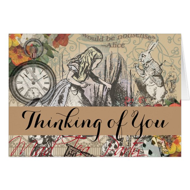 Alice in Wonderland gordijn klassieke kunst (Voorkant Horizontaal)