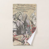 Alice in Wonderland gordijn klassieke kunst Bad Handdoek (Handdoek)