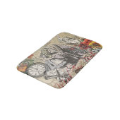 Alice in Wonderland gordijn klassieke kunst Badmat (Gekanteld)