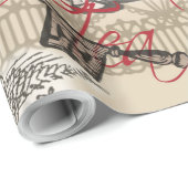 Alice in Wonderland gordijn klassieke kunst Cadeaupapier (Rol Hoek)