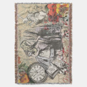 Alice in Wonderland gordijn klassieke kunst Deken (Voorkant Verticaal)