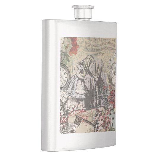 Alice in Wonderland gordijn klassieke kunst Flacon (Rechts)