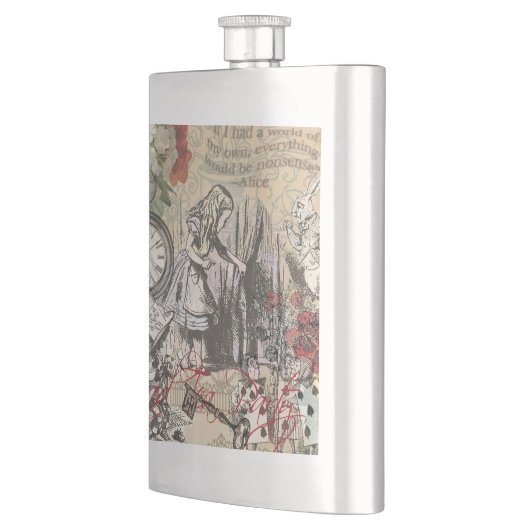 Alice in Wonderland gordijn klassieke kunst Flacon (Links)