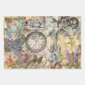Alice in Wonderland gordijn klassieke kunst Inpakpapier Vel (Voorkant 2)