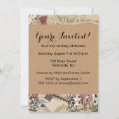 Alice in Wonderland gordijn klassieke kunst Kaart (Voorkant)