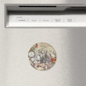 Alice in Wonderland gordijn klassieke kunst Magneet (Insitu (Vaatwasser))