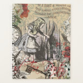 Alice in Wonderland gordijn klassieke kunst Planner (Voorkant)