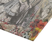 Alice in Wonderland gordijn klassieke kunst Snijplank (Hoek)