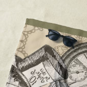 Alice in Wonderland gordijn klassieke kunst Strandlaken (In situ)