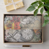 Alice in Wonderland gordijn klassieke kunst Tissuepapier (Geschenk)