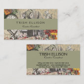 Alice in Wonderland gordijn klassieke kunst Visitekaartje (Voorkant / Achterkant)