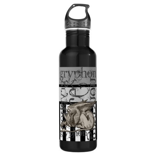 Alice in Wonderland Griffin Grunge Waterfles (Voorkant)