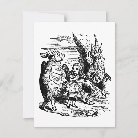 Alice in Wonderland, Griffin, Mock Turtle (Voorkant)