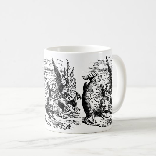 Alice in Wonderland, Griffin, Mock Turtle Koffiemok (Voorkant rechts)