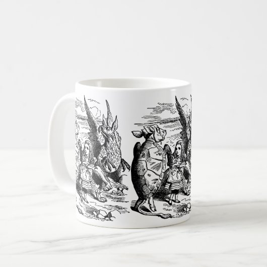  Alice in Wonderland, Griffin, Mock Turtle Koffiemok (Voorkant links)