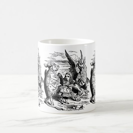 Alice in Wonderland, Griffin, Mock Turtle Koffiemok (Center)